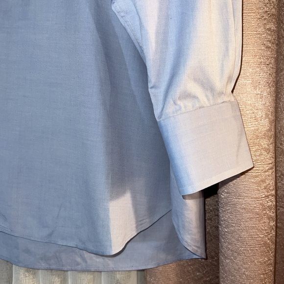 Robert Talbott Size 17 Cotton Button Down Dress Shirt - Picture 3 of 10